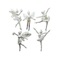 Mecorevxz 5Pcs Christmas Hanging Decorations Christmas Tree Ornaments Xmas Hanging Statue for Christmas Tree Decor(White)