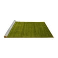 thumbnail image 2 of Ahgly Company Machine Washable Indoor Rectangle Abstract Yellow Contemporary Area Rugs, 6' x 9', 2 of 4