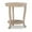 Natural Wood, variant on Homestock Renaissance Rhapsody Side Table, 22"D X 22"W X 21.38"H, Round Table Top, 1 Shelf, End Table, Curved Legs, Living Room Furniture-Color:Natural Wood