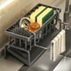 thumbnail image 3 of Rejilla para esponja de fregadero, cesta de almacenamiento de desinfectante de manos, rejilla de drenaje, encimera de suministros de cocina, rejilla de almacenamiento multifuncional, 3 of 5