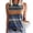 Dark Blue, variant on Women's Tanks Crewneck Sleeveless Print Tank Tops for Summer Casual Loose Fit Basic T Shirts Beach Blouse Women’s Apparel Dark Blue XXL