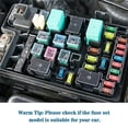 thumbnail image 2 of 20Pcs Mini Car Fuse Combination Kit Square Fuse 20A 30A 40A 50A 60A Amp Set Automotive Car Fuse with Plastic Box, 2 of 8