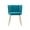 Blue - Velvet, variant on Guyou Velvet Dining Chair Set of 2, Modern Upholstered Side Chairs Accent Chair with Back and Metal Legs for Dining Room Living Room Bedroom, Blue