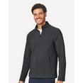 thumbnail image 2 of North End NE727 Men's Spirit Textured Full-Zip-Black Heather-5XL, 2 of 3