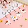thumbnail image 2 of 12 PCS Rings Key Cartoon Alpaca Keychain, 2 of 7