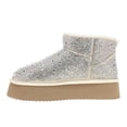 thumbnail image 3 of Corkys Womens Homebody Rhinestone Platform Pull On Round Toe  Ankle Boots, 3 of 5