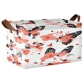 thumbnail image 3 of Floral and Butterfly Design 16.9x11.4x10in Foldable Open Home Storage Bins Durable Water Resistant Shelf Baskets, 3 of 8