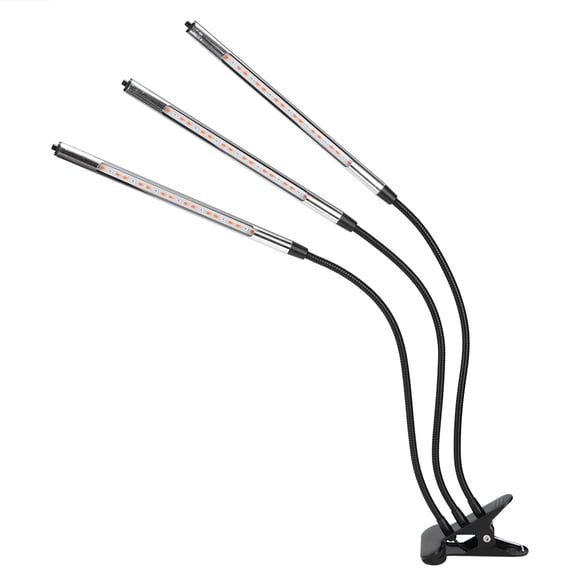 Luz 27w 3 Tubos USB LED Crece La Luz Con Base De Clip Para Lámpara De Planta De Flor Vegetal