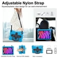thumbnail image 3 of Case for iPad Mini 7th/6th Generation Case 8.3 inch 2024/2021 with Shoulder Strap, Shockproof Handle Kickstand, Blue, 3 of 7