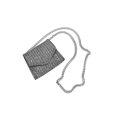 thumbnail image 1 of Bolso Cruzado Con Cadena para Mujer Bolso Cuadrado Con Diamantes Imitación Color Sólido Bolso para Fiesta Cena (S), 1 of 9