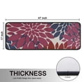 thumbnail image 5 of Kitchen Rugs Sets Of 2,Red and Blue Floral Pattern Anti Fatigue Kitchen Mat Rugs Non Slip Washable,Decorative Kitchen Floor Mats for Kitchen,Sink,Laundry,17"x47"+17"x47", 5 of 5