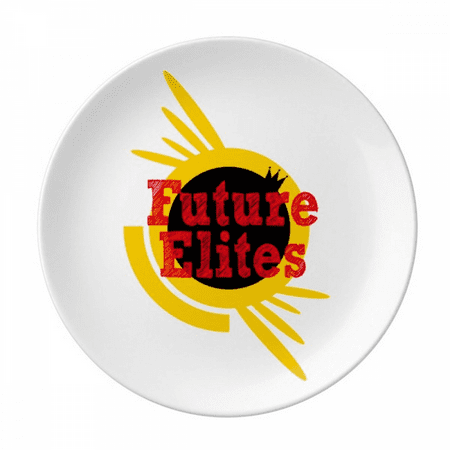 

Children Pure Potential Elite Plate Decorative Porcelain Salver Tableware Dinner Dish