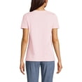 thumbnail image 2 of Lands' End Women's Relaxed Supima Cotton T-Shirt, 2 of 3