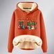 thumbnail image 4 of WILLBEST Sudadera Deportiva para Mujer, Estilo Casual Plus, de Terciopelo, con Estampado de Cactus Navideños y Manga Larga con Capucha Grande, 4 of 4