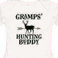 thumbnail image 4 of Inktastic Bow Hunter Gramps Hunting Buddy Boys Long Sleeve Baby Bodysuit, 4 of 5