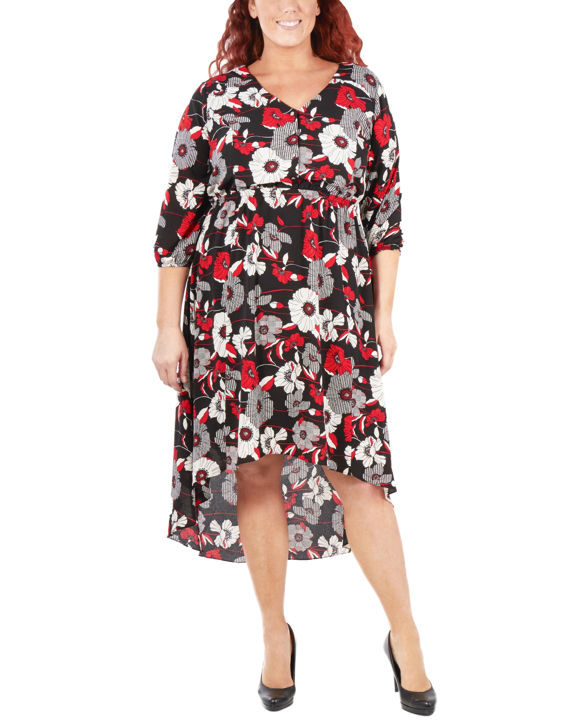 high low gown plus size