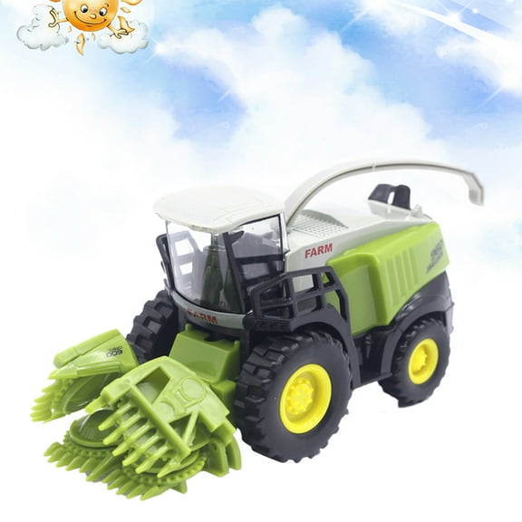 WHAMVOX Farm Harvester Model Toy for Kids Playing Made of Plastic Green Color 1 42 Size