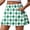 Green White Plaid, variant on Pinspark Tennis Skorts for Women with Pockets High Waisted Golf Skirt Stretchy Skater Skorts for Women Dressy Casual