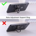 thumbnail image 4 of Anillo de dedo para iPhone, soporte para teléfono móvil con forma de mariposa, soporte metálico giratorio de 360° para smartphones, iPhone, Samsung, 4 of 5