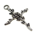 thumbnail image 4 of AMLESO 50 Pcs Breloques Croix Religieuses Florales Tibétaines Pendentifs, 4 of 8