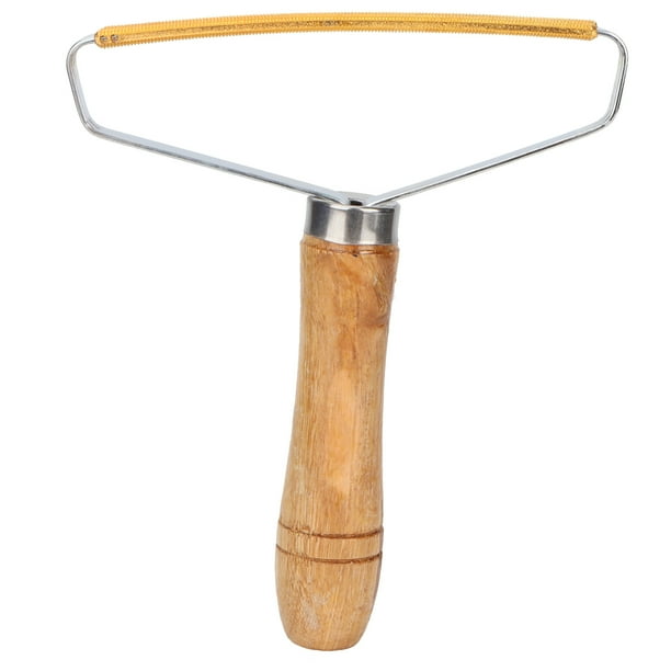 Removedor de pelo de metal para mascotas, removedor portátil de ropa manual Quitapelusas portátil Quitapelusas de madera Diseño de clase mundial Jadeshay A