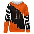 thumbnail image 4 of WEIWEN Halloween Hoodies for Women Funny Yes I Can Drive A Stick Witch Broom Print Halloween Sweatshirt for Women Color Block Hooded Pullover Tops Womens Fall Fashion Clothing Black, S, 4 of 4