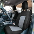 thumbnail image 2 of For 2020-2024 Ford Explorer Base FH Group Neoprene Custom Fit Car Seat Covers Water Resistant - Front Seats Gray, 2 of 7