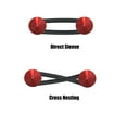 thumbnail image 3 of 4 Set Umbrella Type Bumper Quick Release Quick Release Front Rear Bumper Fasteners Quick Red, 3 of 6