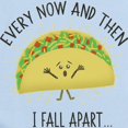 thumbnail image 2 of CafePress - Every Now And Then I Fall Apart Funny Ta Body Suit - Long Sleeve Cotton Baby Bodysuit, 2 of 4