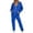 Blue, variant on Women 2 Piece Tracksuit Set Full Zip Hooded Jacket Long Sleeve Jogger Pants Casual Loungewear Sweat Suit With Pockets Light Purple S
