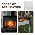 thumbnail image 2 of CHUANK Square Fire Pit  For Deck Fireproof Square Fire Pit  Splashproof Outdoor Bbq Grilling  Heat Resistant Protective  For Patio And Lawn, 2 of 8