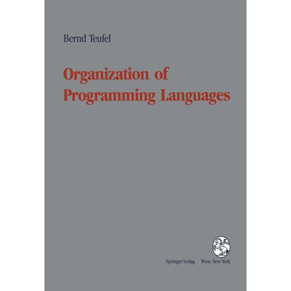 Organization of Programming Languages, (Paperback)