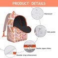 thumbnail image 5 of Colorful Abstract Art Backpack, Fashionable School Bag with Psychedelic Tie Dye Pattern, Rainbow Gradient, and Graffiti Pop Art Vibe, 5 of 5