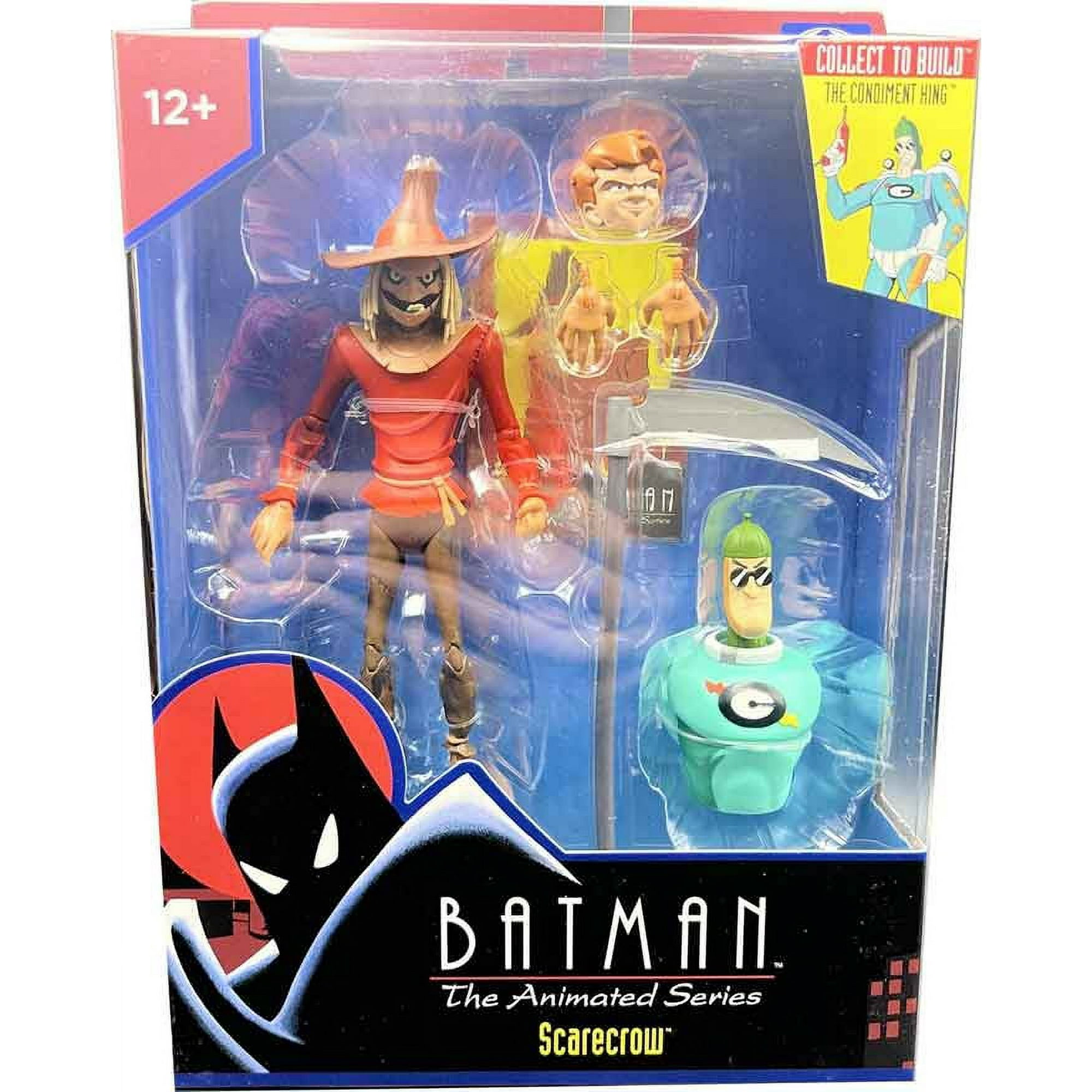 DC Direct Batman Animated Series Scarecrow Action Figure – 6 Inch Scale, Includes Build-A-Figure Part