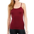 thumbnail image 2 of Active Basic Women & Juniors Solid Plain Adjustable Spaghetti Strap Layering Cropped Camisole Tank Top, 2 of 4