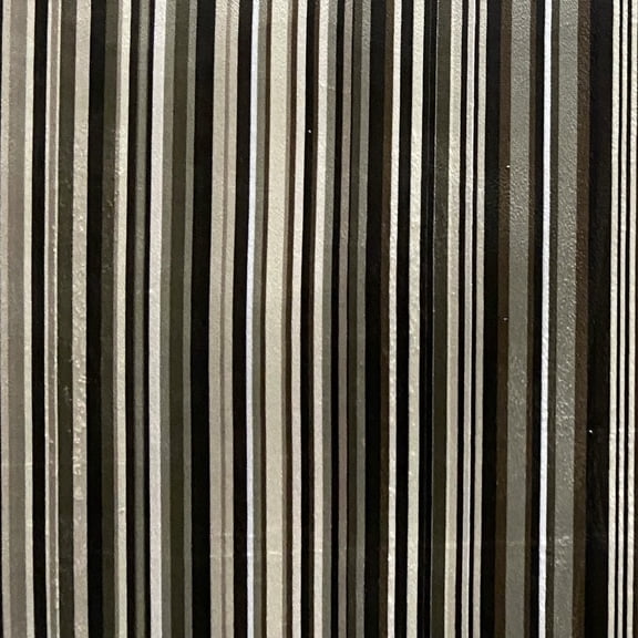 Decora Furnishings Luxurious Velvet Striped Fabric by The Yard, Brown