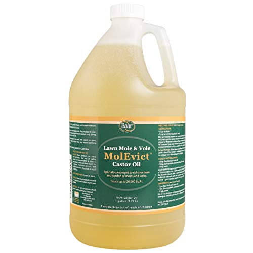 FBITE Lawn Mole Castor Oil, MolEvict, 1 Gallon