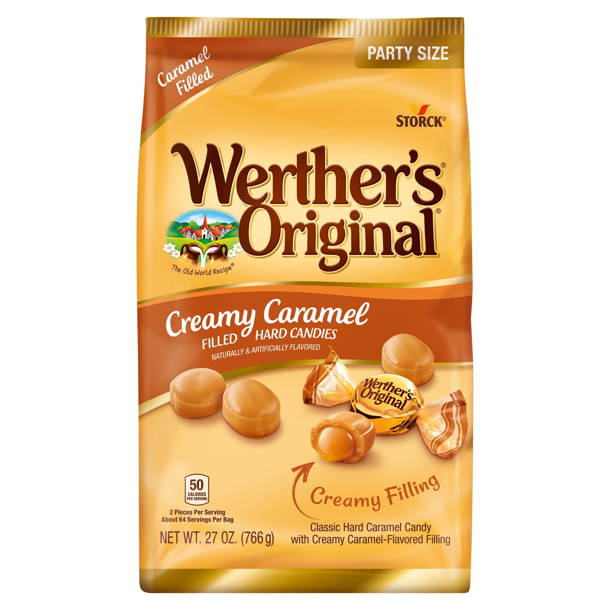 Hard Candies, Caramel with Caramel Filling, 30 oz Bag Hard Candies, Caramel with Caramel Filling, 30 oz Bag
