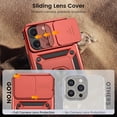 thumbnail image 6 of XIHAMA Compatible for iPhone 16 Pro Max Case with Screen Protector, Slide Camera Cover Protective Phone Case with Ring Stand, Heavy Duty Shockproof Rugged Bumper for iPhone 16 Promax Accessories, 6 of 8