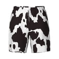 thumbnail image 4 of Lsque Mens Swim Trunks Cow Skin 2 Pattern - Bathing Suit Compression Liner - Beach Swim Shorts Swimwear - (S-3XL) - Stretch Quick Dry -Small, 4 of 9