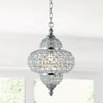 thumbnail image 5 of JONATHAN Y Juliette 12" Crystal/Metal LED Pendant Pendant, Chrome, 5 of 9
