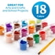 thumbnail image 2 of Set de pintura Crayola, lavable para niños, con 18 colores y pincel, 2 of 7