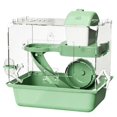 thumbnail image 1 of Hamster cage golden bear spacious and transparent double layered nest, 1 of 5