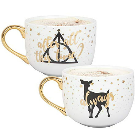 Harry Potter Latte Coffee Mug Set - After All This Time, Always - Cute Pinache Design - 16