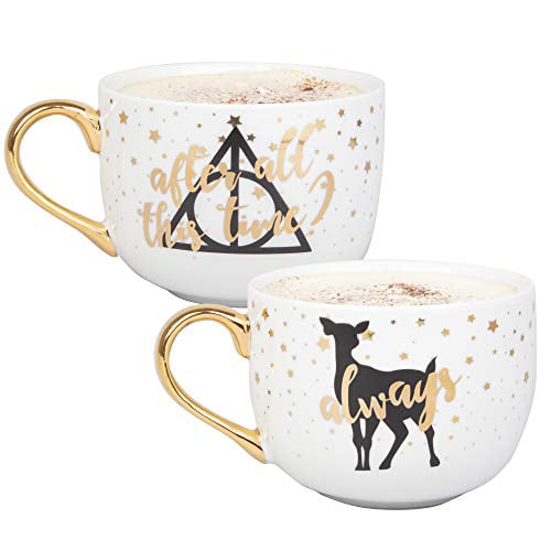 Harry Potter Latte Coffee Mug Set - After All This Time, Always - Cute  Pinache Design - 16 oz