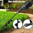 thumbnail image 4 of Garden Auger Drill，Garden Auger Bit, Practical Planting Tool for Flower Planting Trees Shrubs - 4×22cm, 4 of 5