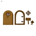 thumbnail image 1 of 1 Set Adorable Good Carved Door Sculpture Creative Vivid Eye-catching Garden Sculpture for Home, 1 of 10