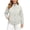 Beige, variant on Plus Size Womens Stand Collar Zip Up Jacket Lightweight Windbreaker Coat Long Sleeve Casual Fall Winter Outdoor Hiking Outerwear Outfits XS-XXXL