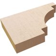 thumbnail image 6 of Ekena Millwork 2"W x 8"H x 12"L Mediterranean Woodgrain TimberThane Rafter Tail, Primed Tan, 6 of 6
