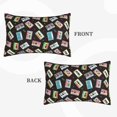 thumbnail image 4 of Fotbe Colorful Retro Tape Pillow Cases - Envelope Closure - Luxury, Extra Soft, Cooling Pillow Covers - Wrinkle, Fade, Stain Resistant-16"x24", 4 of 8